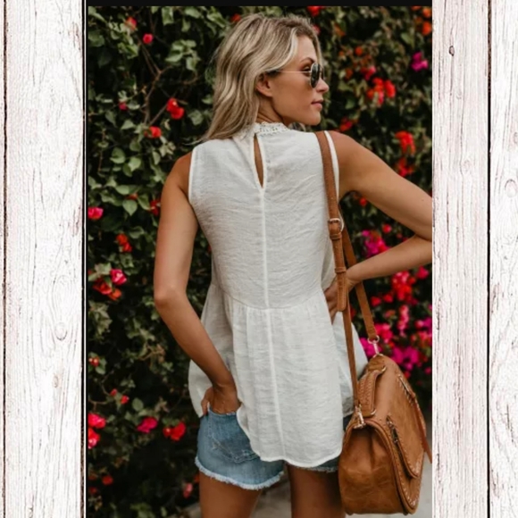 ‼️CLEARANCE PRICE FIRM‼️HP⭐Babydoll Style Tank Top⭐ - Picture 5 of 9